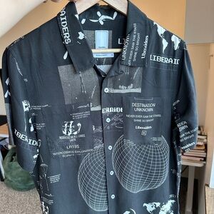 Liberators Summer Black Vacation Shirt MEN Size S